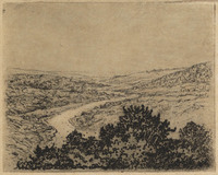 KG 18217
<br/>
Iers heuvellandschap met rivier
<br/>
<em>Nachenius, Jan Coenraad (1890-1987)</em>